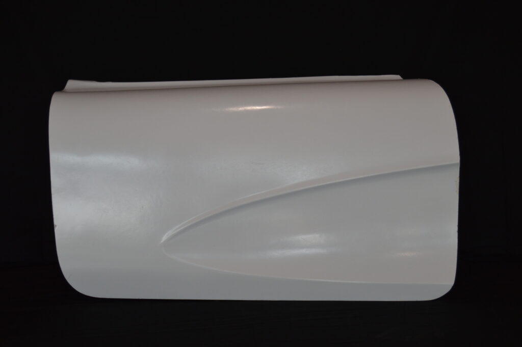 Right Corvette door skin 1956-1961 white panel